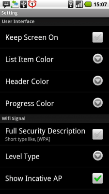Capture d'écran de l'application WIFI Changer - #2