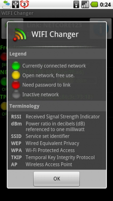 Capture d'écran de l'application WIFI Changer - #4