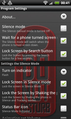 Capture d'écran de l'application "Ne pas déranger." - #2