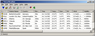 Capture d'écran de l'application MetarWeather - #1