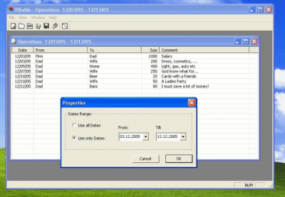 Capture d'écran de l'application VISaldo - #3