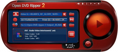 Capture d'écran de l'application Open DVD ripper - #1