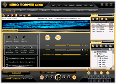 Capture d'écran de l'application AV Music Morpher Gold - #8