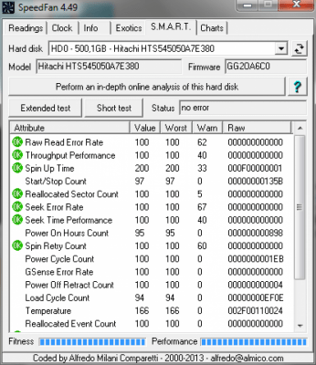 Capture d'écran de l'application SpeedFan - #3