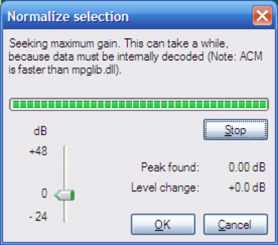 Capture d'écran de l'application mp3DirectCut - #3