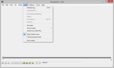 Capture d'écran de l'application VirtualDub - #3