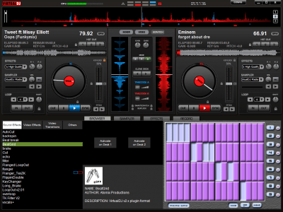 Capture d'écran de l'application VirtualDJ 2018 - #4