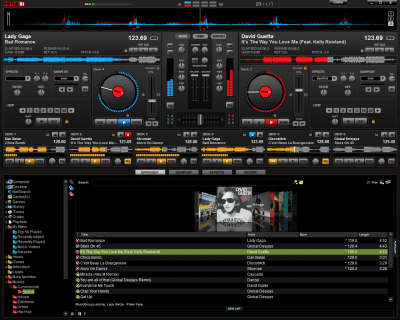 Capture d'écran de l'application VirtualDJ 2018 - #6