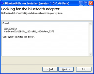 Capture d'écran de l'application Bluetooth Driver Installer - #1