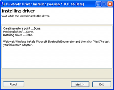 Capture d'écran de l'application Bluetooth Driver Installer - #2