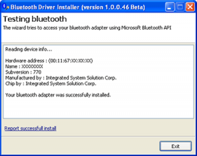 Capture d'écran de l'application Bluetooth Driver Installer - #3