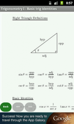 Capture d'écran de l'application Feuilles de triche gratuites pour les mathématiques - #4