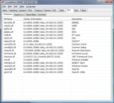 Capture d'écran de l'application CrystalMark - #9