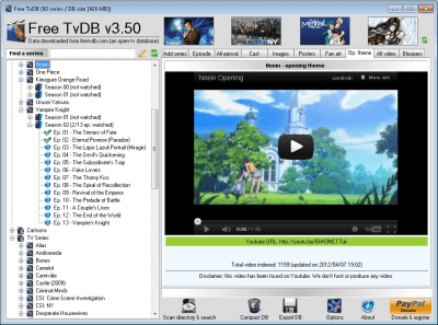 Capture d'écran de l'application Free TvDB - #14