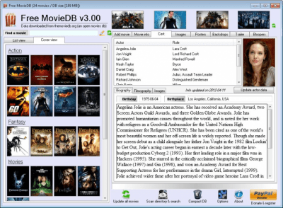 Capture d'écran de l'application Free MovieDB - #2