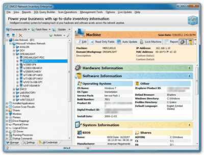 Capture d'écran de l'application Network Inventory - #1