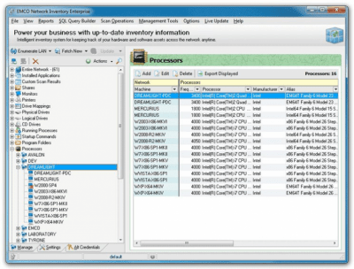 Capture d'écran de l'application Network Inventory - #2