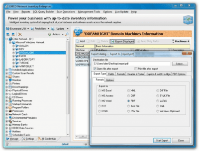 Capture d'écran de l'application Network Inventory - #8
