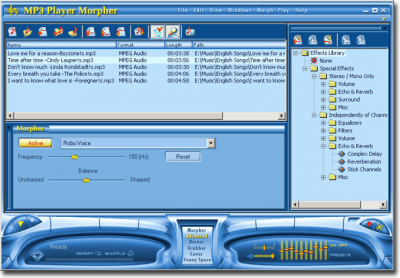 Capture d'écran de l'application AV MP3 Player Morpher - #2