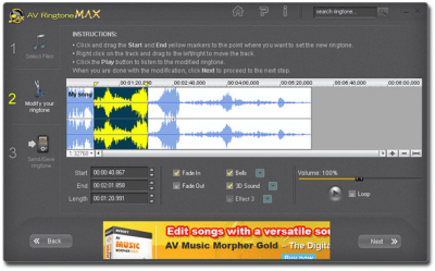Capture d'écran de l'application AV RingtoneMAX - #2