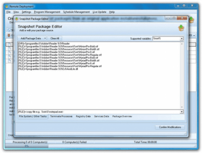 Capture d'écran de l'application EMCO Remote Installer Professional - #2