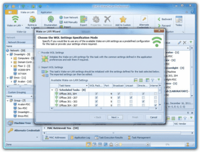 Capture d'écran de l'application EMCO WakeOnLan - #2