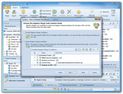 Capture d'écran de l'application EMCO Remote Registry Merge - #2