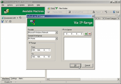 Capture d'écran de l'application EMCO EventLog Audit Professional - #10