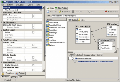 Capture d'écran de l'application EMCO EventLog Audit Professional - #11