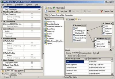 Capture d'écran de l'application EMCO EventLog Audit Professional - #12