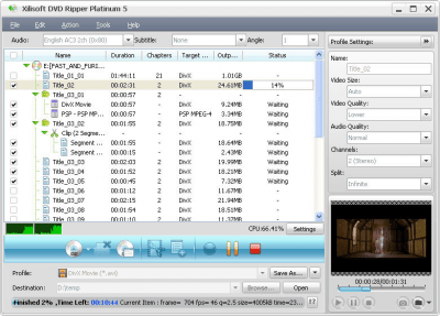 Capture d'écran de l'application Xilisoft Ripper Pack Platinum - #1