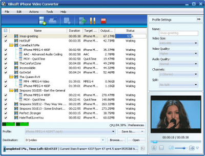 Capture d'écran de l'application Xilisoft DVD to iPhone Suite - #2