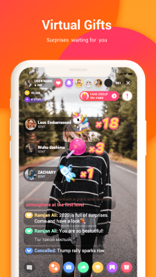 Capture d'écran de l'application Yo Live - #3