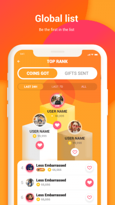Capture d'écran de l'application Yo Live - #4