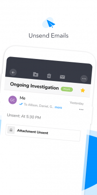 Capture d'écran de l'application Criptext Secure email - #5