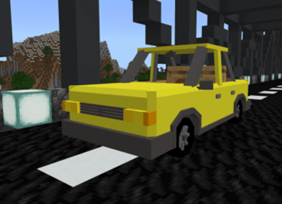 Capture d'écran de l'application Cars Addon for MCPE Mod - #1