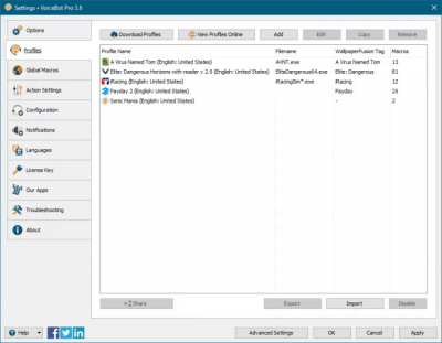 Capture d'écran de l'application VoiceBot - #5