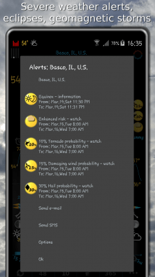 Capture d'écran de l'application eWeather HDF - #5
