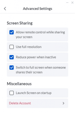Capture d'écran de l'application Screen - #4