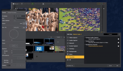 Capture d'écran de l'application Wirecast - #5