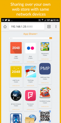 Capture d'écran de l'application App Sharer+ - #7