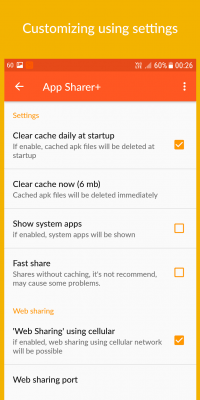 Capture d'écran de l'application App Sharer+ - #8