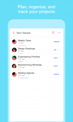 Capture d'écran de l'application Taskade - #3