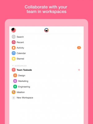 Capture d'écran de l'application Taskade - #10