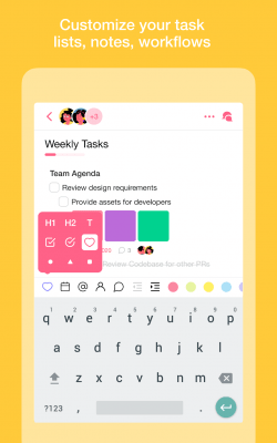 Capture d'écran de l'application Taskade - #13