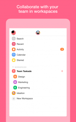 Capture d'écran de l'application Taskade - #16