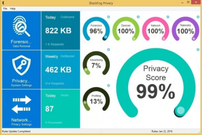 Capture d'écran de l'application BlackFog Privacy - #1