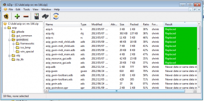 Capture d'écran de l'application AZip - #7