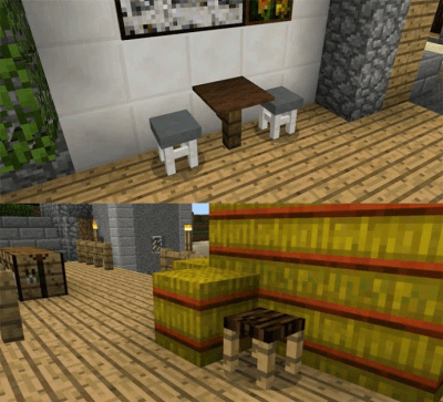 Capture d'écran de l'application Chaises et fauteuils pour Minecraft - #4