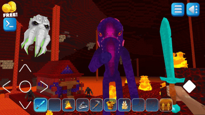 Capture d'écran de l'application EarthCraft Unlimited Monde en cube en 3D - #7